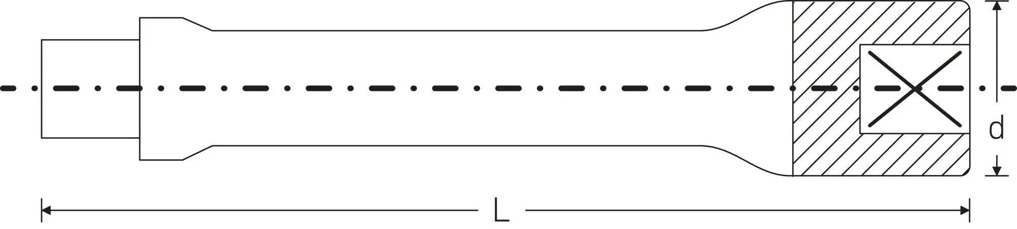 Stahlwille Extension, Size 5 - ST 13010002 Stahlwille