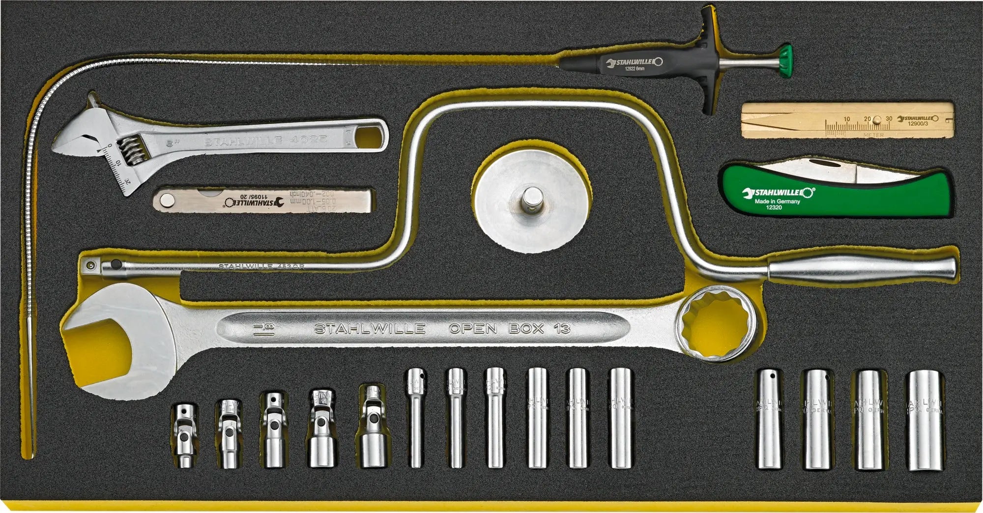 Stahlwille Set of 163 Inch Size Line Maintenance Tools with Tool Trolley no. 13217 - ST 98814935 Stahlwille