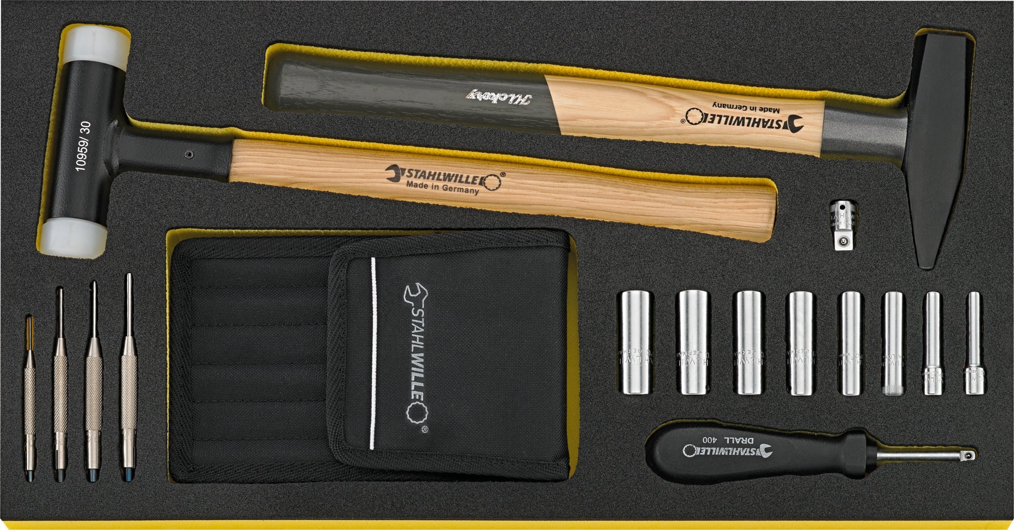 Stahlwille Set of 206 7-Drawer AOG-Kit for Aircraft with Tool Trolley No. 13217 - ST 98814915 Stahlwille