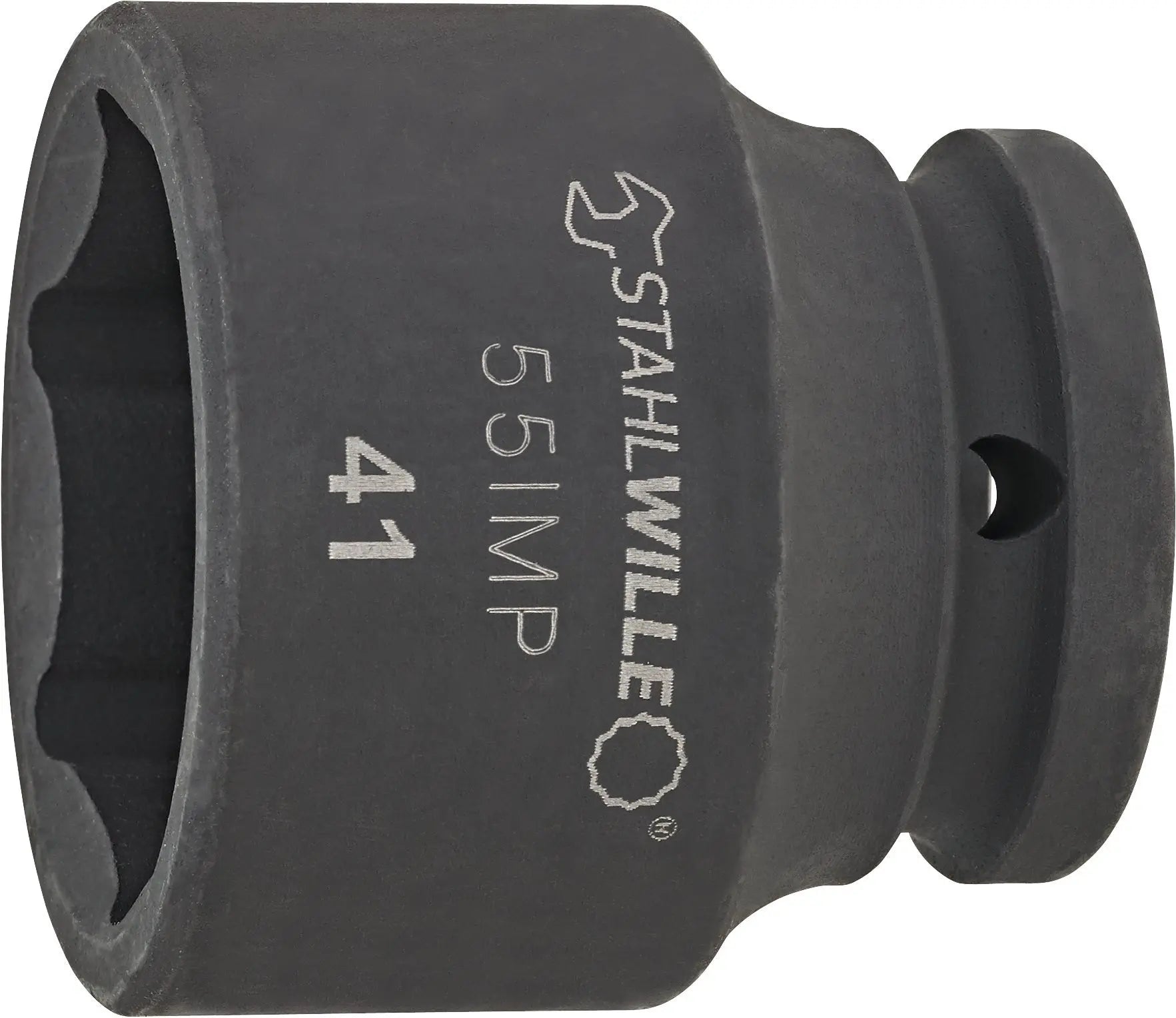 Stahlwille 3/4 in Square Drive Impact Socket, Size 22mm - ST 25010022 Stahlwille