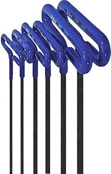 Eklind Set of 6 Cushion Grip Hexagon T-Key with Pouch - EK 55166 Hexagon Key Set Eklind