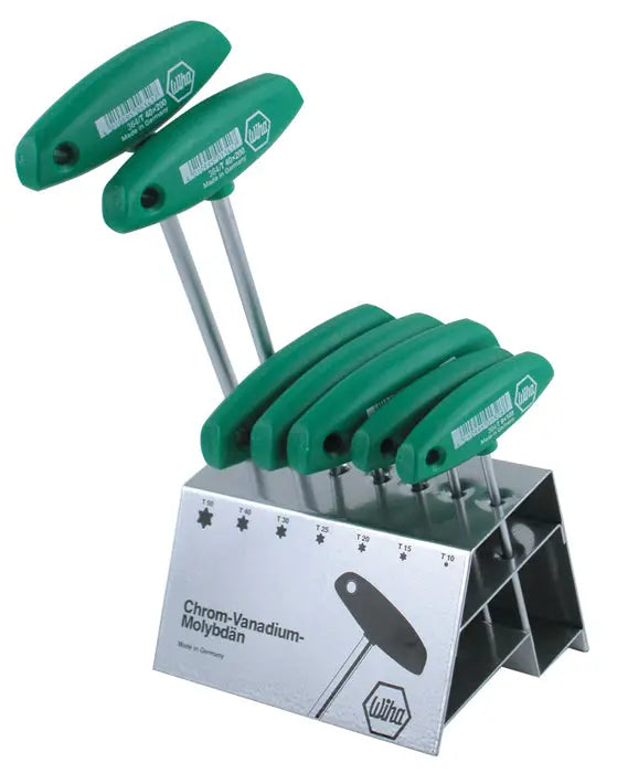 Wiha 36490, TORX® T-Handle 7 Pc. Set In Stand Wiha