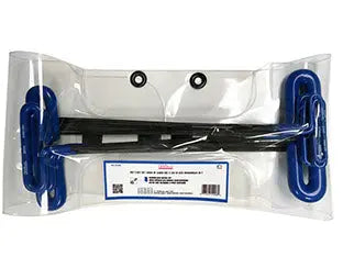 Eklind Set of 8 Extra Long Cushion Grip Hexagon T-Key with Pouch - EK 55208 Hexagon T-Key Set Eklind