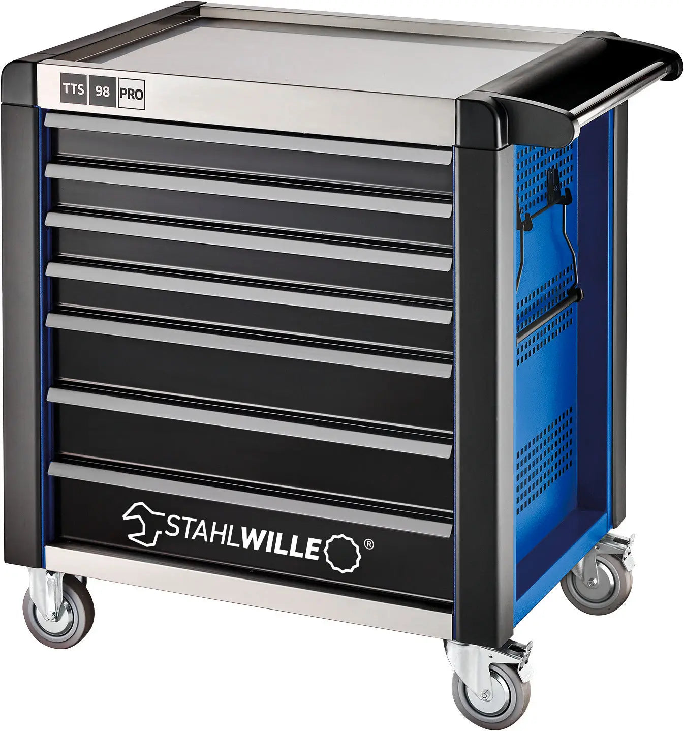 Stahlwille 7-Drawer Blue and Black Tool Trolley - ST 81200170 Stahlwille