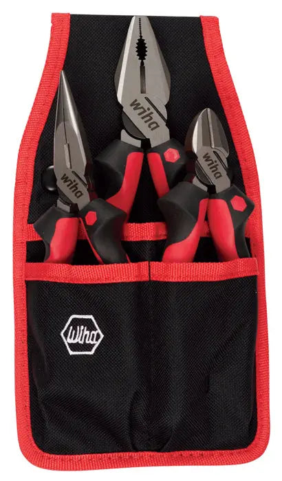 Wiha 30993, Industrial SoftGrip Pliers/Cutter Set Wiha