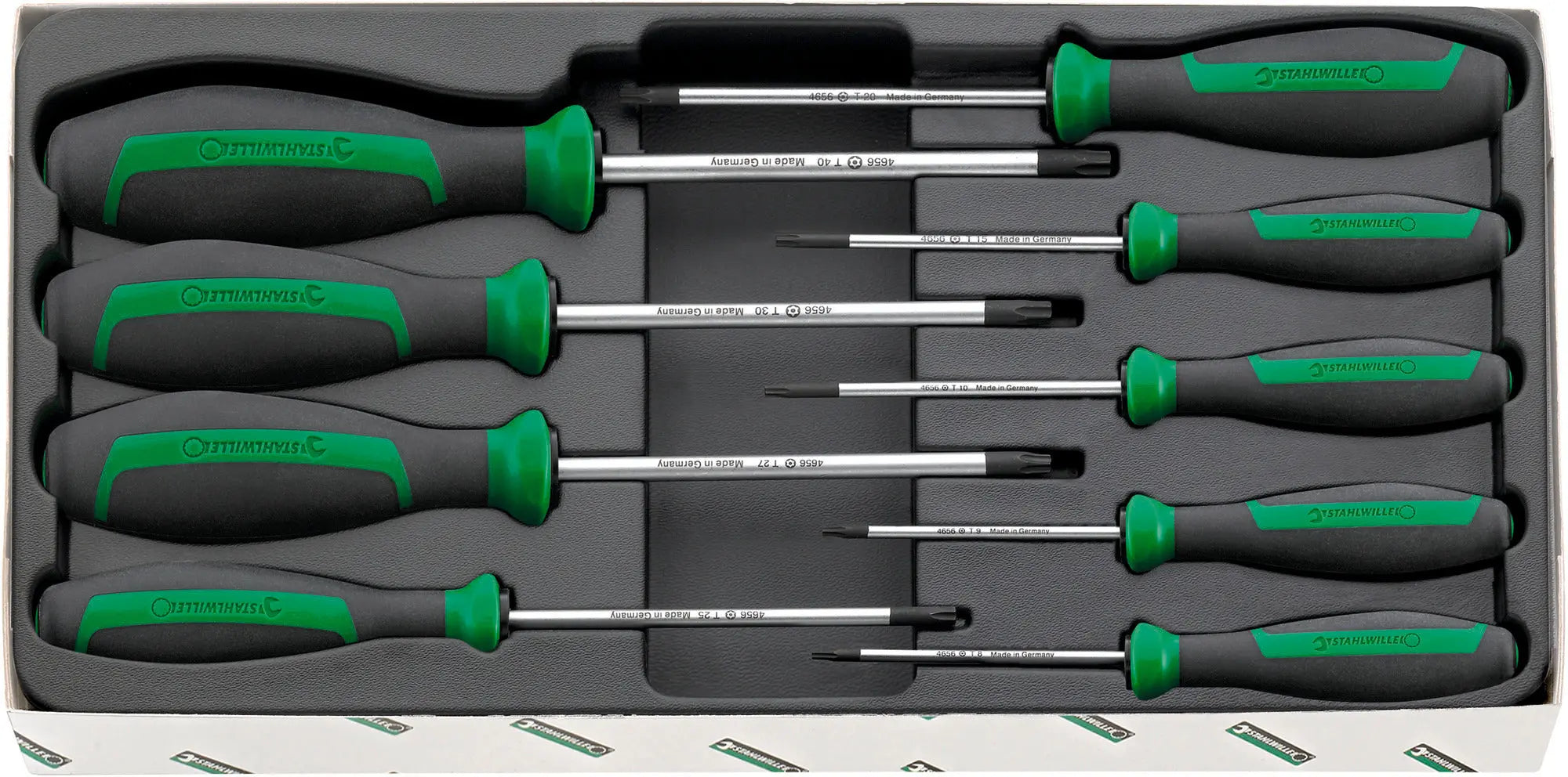 Stahlwille Set of 9 3C Drall Tamper Resistant Torx Screwdriver - ST 96469915 Stahlwille