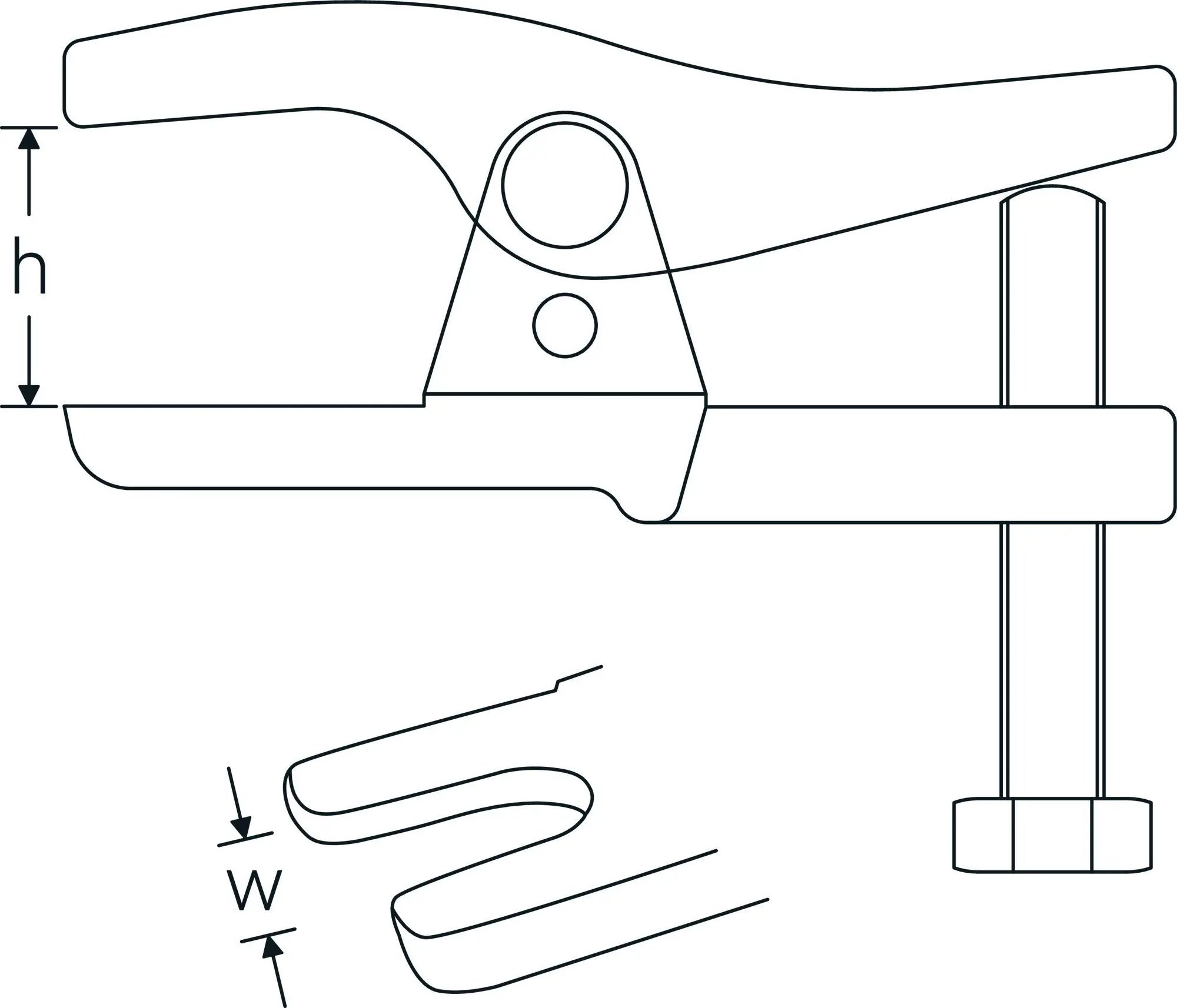 Stahlwille Ball Joint Puller, 1 - ST 71050010 Stahlwille