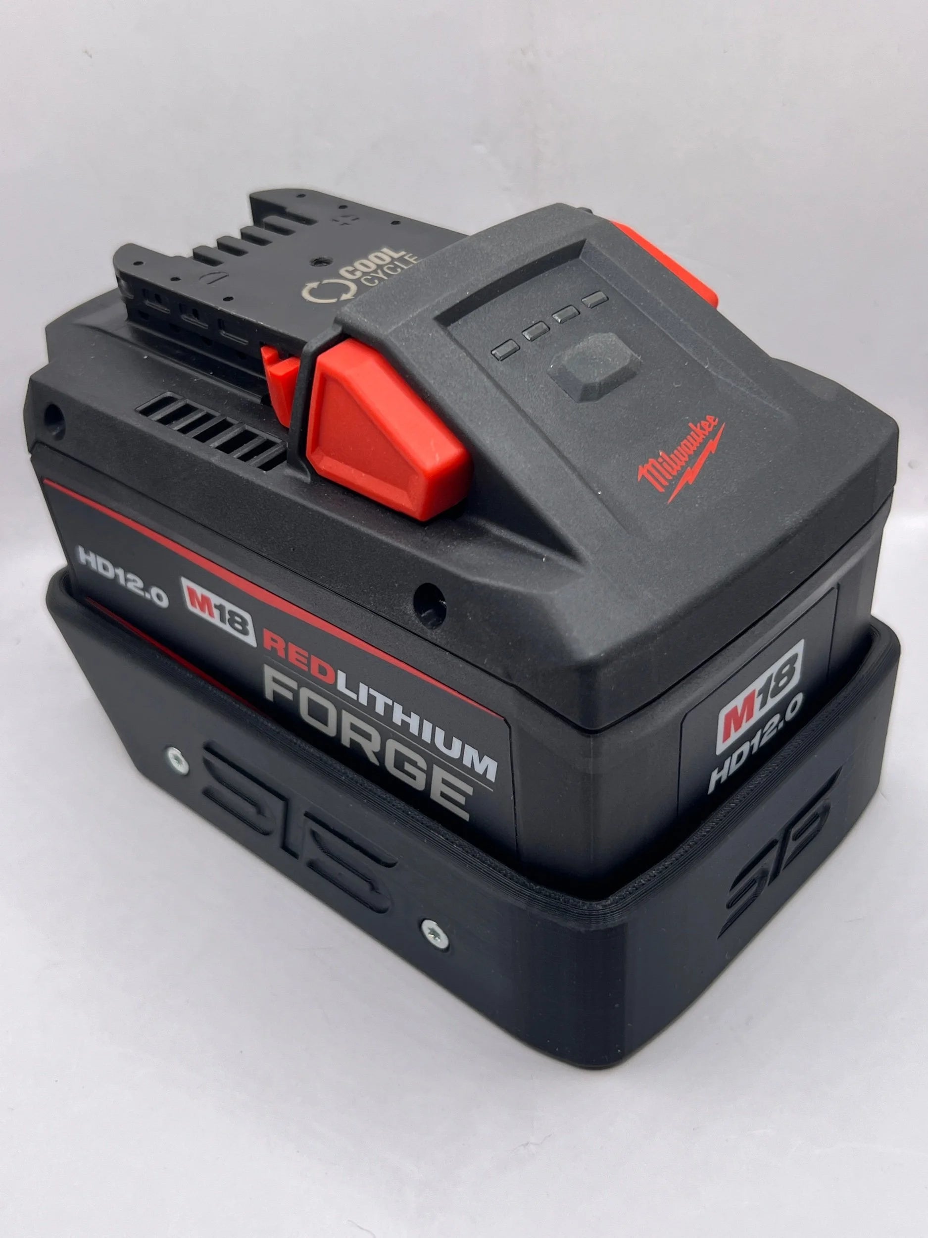 STS Auto Design Milwaukee M18 12.0 Forge Magnetic Battery Cover - MW1812F