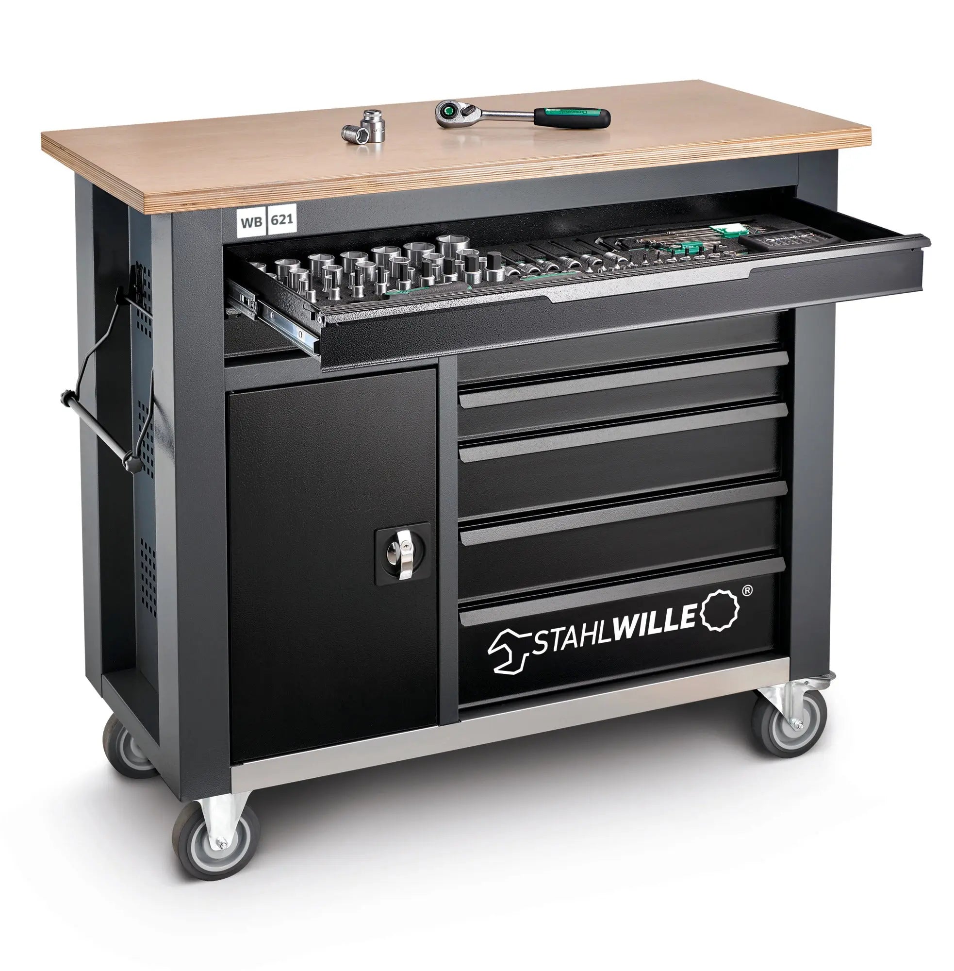 Stahlwille Mobile Workbench with 7-Drawer - ST 85010621 Stahlwille
