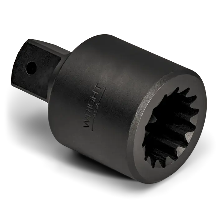 Wright Tool No. 5 Spline Drive Impact Adaptor, No. 5 Female x 1 in Male - WT 5901 Adaptor Wright Tool