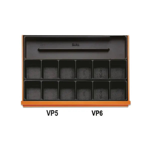 Beta Tools (Article# 5904VI/3T) Set of 144 Assortment Tools for Industrial Maintenance with ABS Thermoformed Trays - BT 059041168 