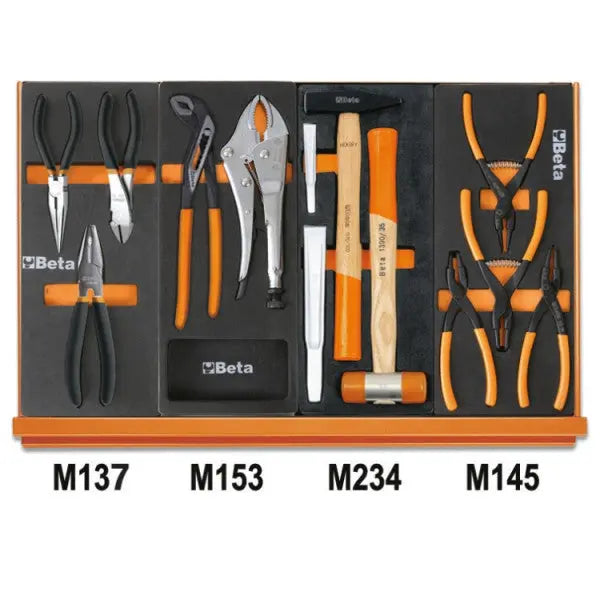 Beta Tools (Article# 5904VU/1M) Set of 90 Assortment Tools for Universal Use with EVA Foam Trays - BT 059041201 