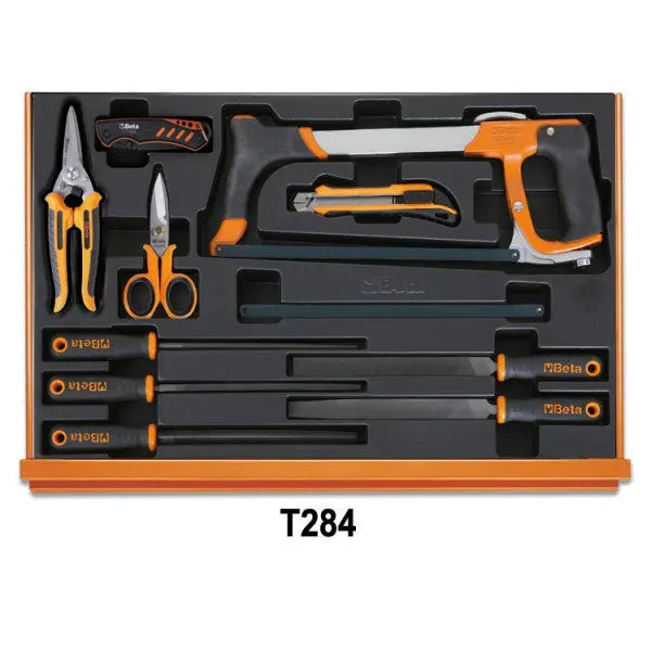 Beta Tools (Article# 5904VU/2T) Set of 104 Assortment Tools for Universal Use with ABS Thermoformed Trays - BT 059041070 