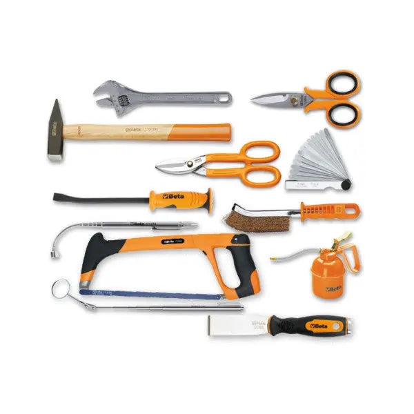 Beta Tools (Article# 5908VG/2T) Set of 193 Assortment Tools for Car Repairs with ABS Thermoformed Trays - BT 059081017 