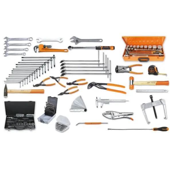 Beta Tools (Article# 5910VI/3T) Set of 261 Assortment Tools for Industrial Maintenance with ABS Thermoformed Trays - BT 059101063 