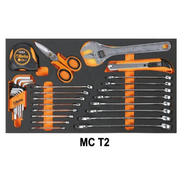 Beta Tools (Article# 5914VU/M) Set of 109 Assortment Tools for Trolley C14 with EVA Foam Trays - BT 059140112 