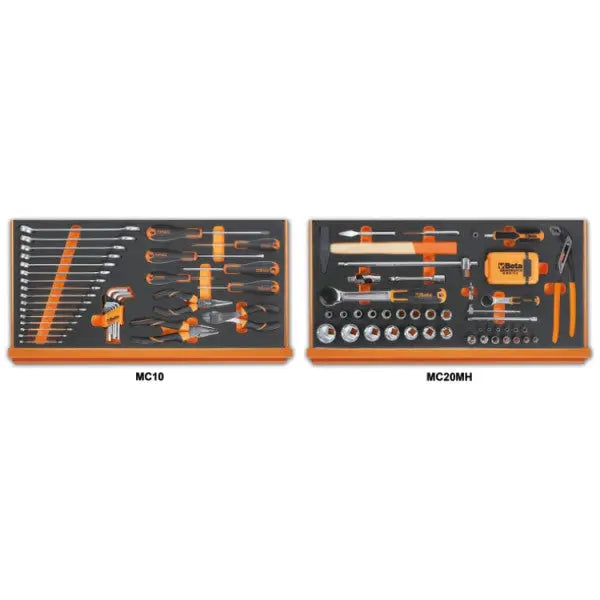 Beta Tools (Article# 5927VU/M) Set of 108 Assortment Tools for Universal Use in EVA Foam Trays - BT 059271021 