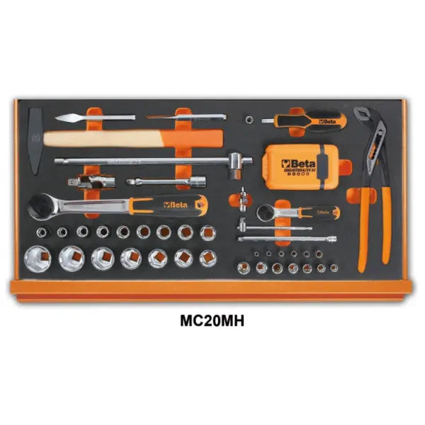 Beta Tools (Article# 5927VU/M) Set of 108 Assortment Tools for Universal Use in EVA Foam Trays - BT 059271021 