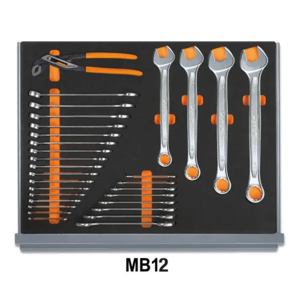 Beta Tools (Article# 5935VI/2MB) Set of 133 Assortment Tools for Industrial Maintenance with EVA Foam Trays - BT 059351316 