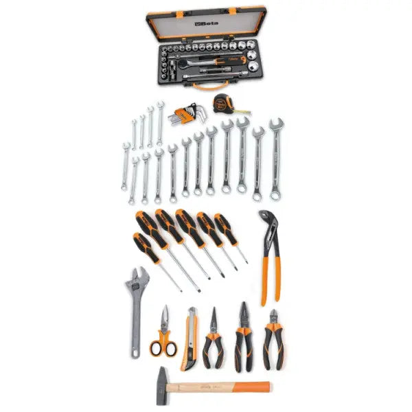 Beta Tools (Article# 5941VU/M) Set of 64 Assortment Tools for Universal Use with EVA Foam Trays - BT 059411002 