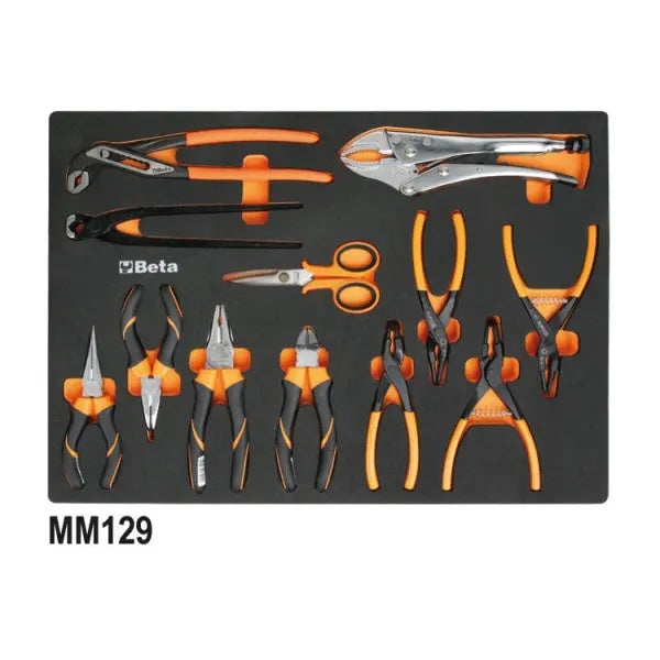 Beta Tools (Article# 5945VUM) Set of 199 Assortment Tools for Universal Use with EVA Foam Trays - BT 059451011 