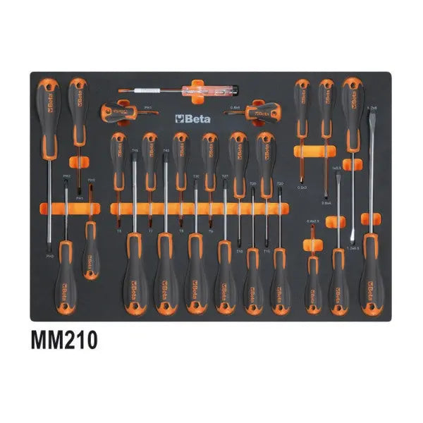 Beta Tools (Article# 5945VUM) Set of 199 Assortment Tools for Universal Use with EVA Foam Trays - BT 059451011 