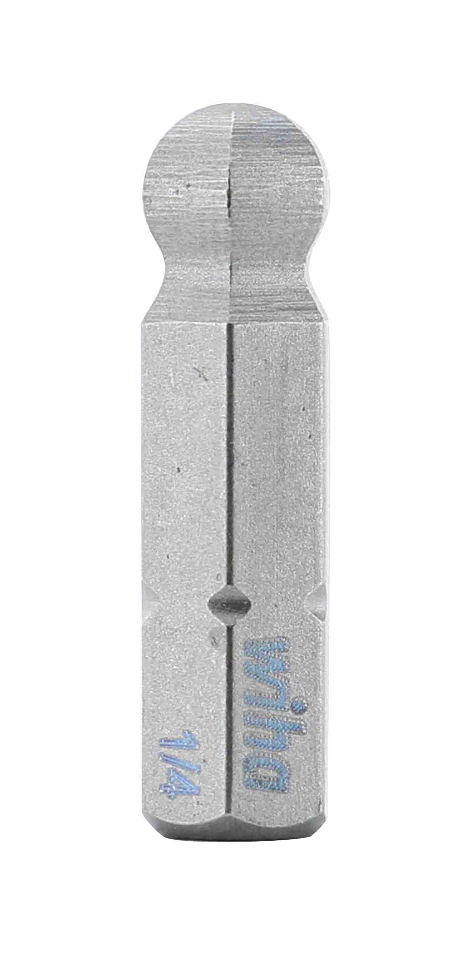 Wiha 71708, Ball End Hex Inch Insert Bit 1/4" Wiha