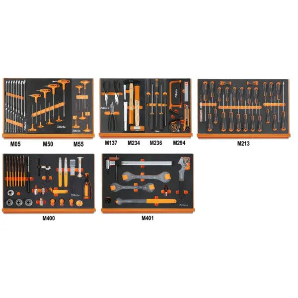 Beta Tools (Article# 5980U/BIKE-M) Set of 106 Bicycle Assortment Tools - BT 059801050 