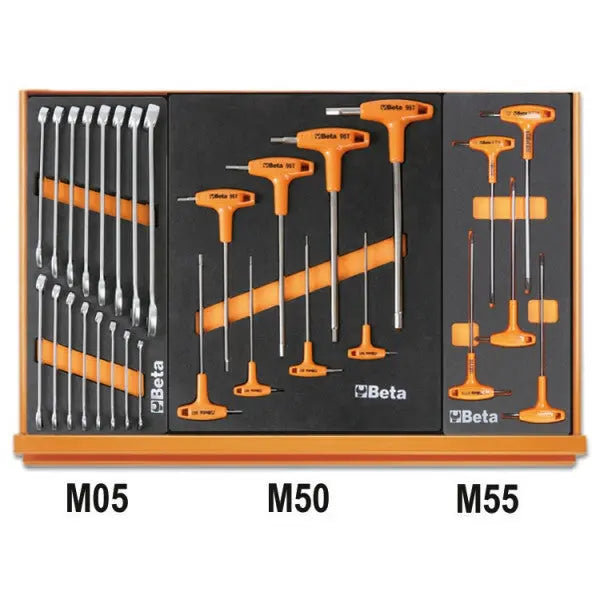 Beta Tools (Article# 5980U/BIKE-M) Set of 106 Bicycle Assortment Tools - BT 059801050 