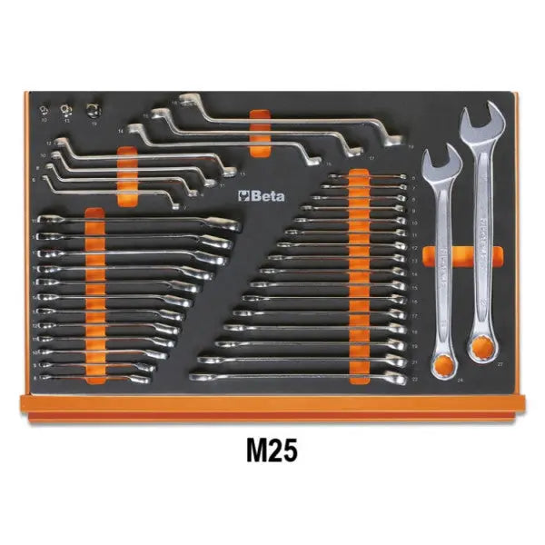 Beta Tools (Article# 5988L/4M) Set of 273 Assortment Tools for Car Repairs with EVA Foam Trays - BT 059881088 