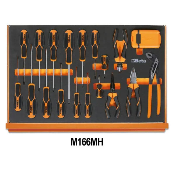 Beta Tools (Article# 5988L/4M) Set of 273 Assortment Tools for Car Repairs with EVA Foam Trays - BT 059881088 