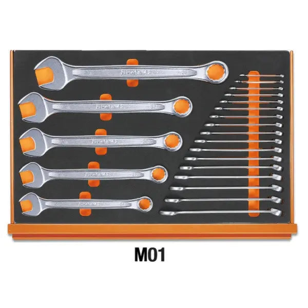 Beta Tools (Article# 5988U6/M) Set of 214 Assortment Tools for Universal Use with EVA Foam Trays - BT 059881430 