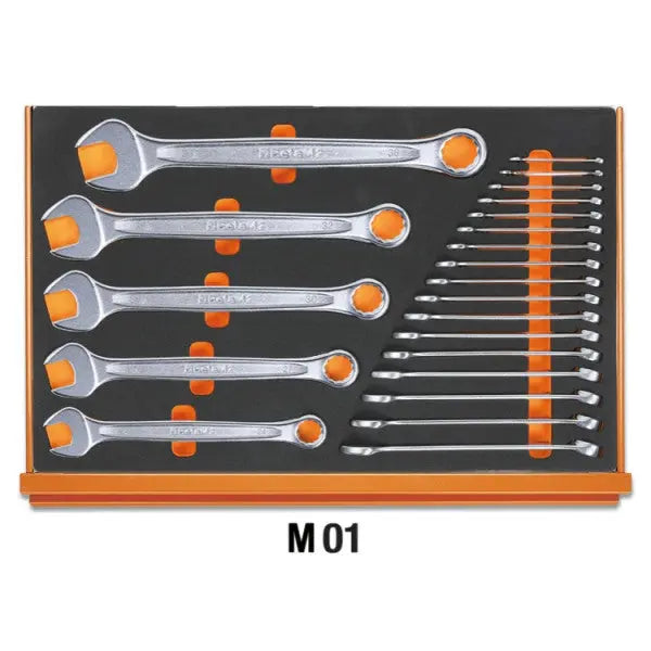 Beta Tools (Article# 5988U/7M) Set of 215 Assortment Tools for Universal Use with EVA Foam Trays - BT 059881019 
