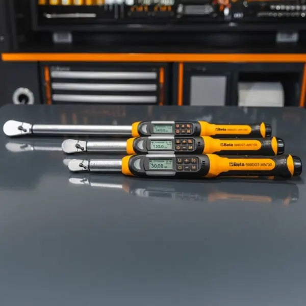 Beta Tools Electronic Torque Wrench with Torque / Angle Readout and Wireless Data Transmission - BT 005990713 