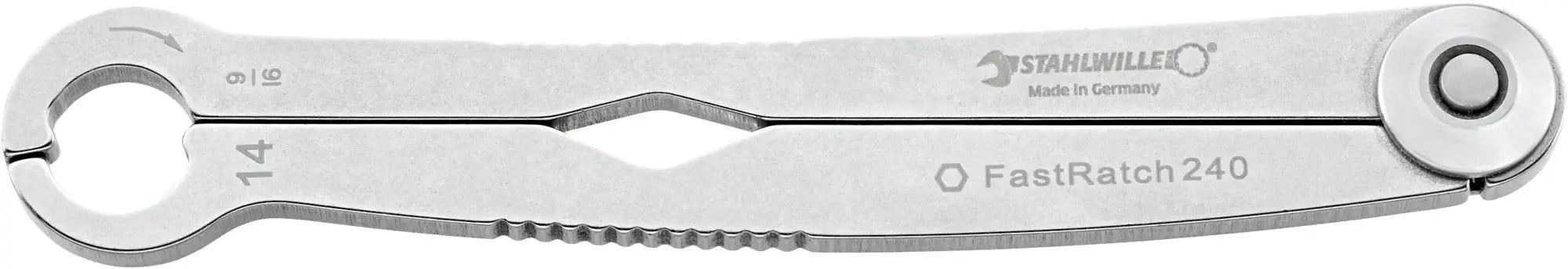 Stahlwille Set of 4 FastRatch Ratchet Spanner Wrench, 8 - 14mm - ST 96411003 Stahlwille