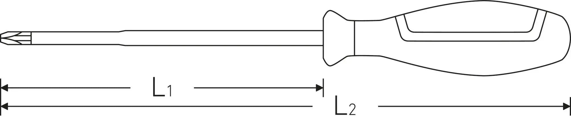 Stahlwille Drall+ VDE Cross-Head Screwdriver, PHO - ST 46653000 Stahlwille