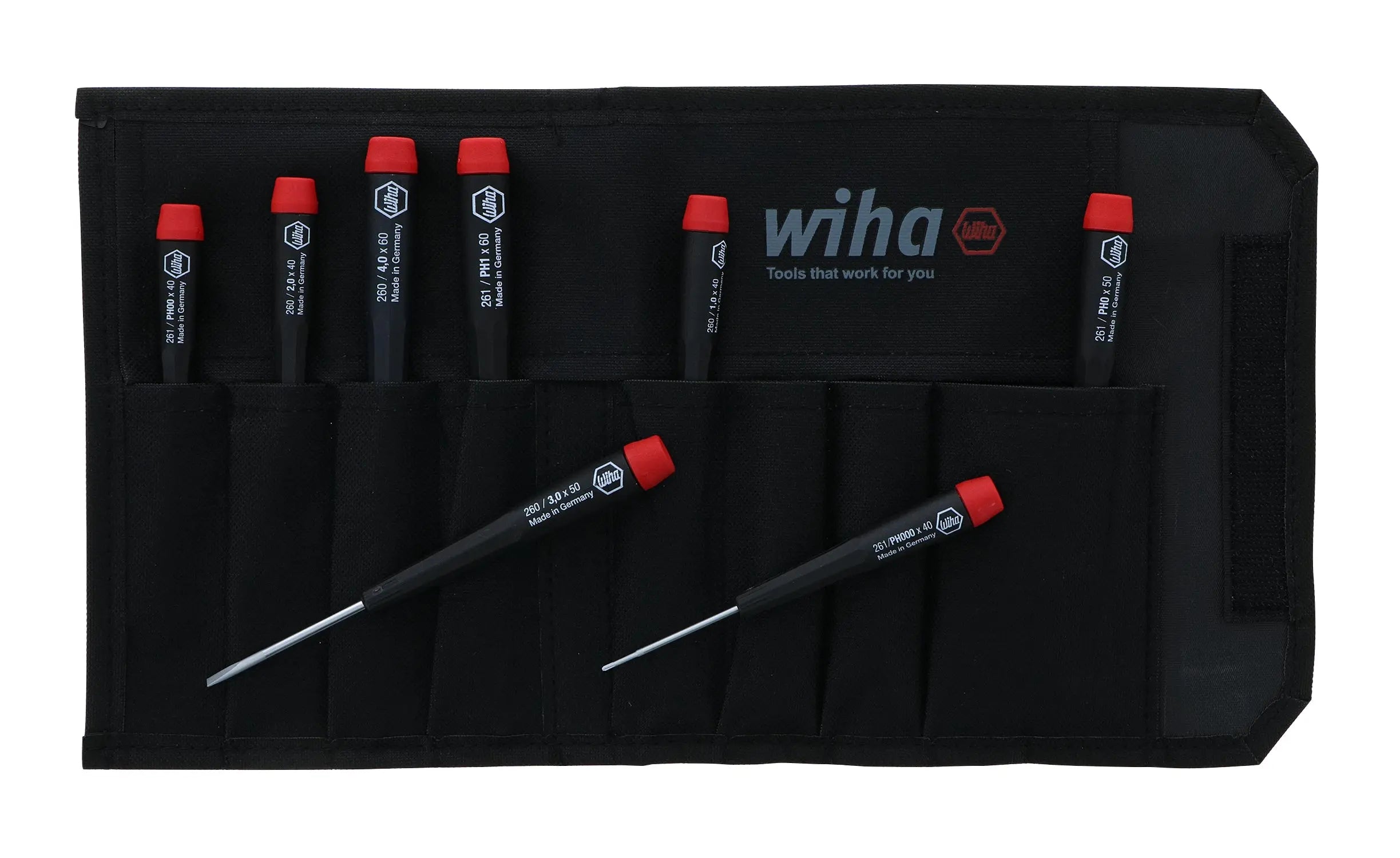 Wiha 26199, Precision Slotted & Phillips 8 Pc. Set Wiha
