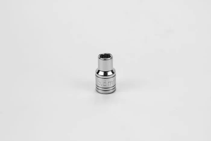 SK Tools - Socket Chrome 1/4dr Standard 12pt 5.5mm - 43703 SK Tools