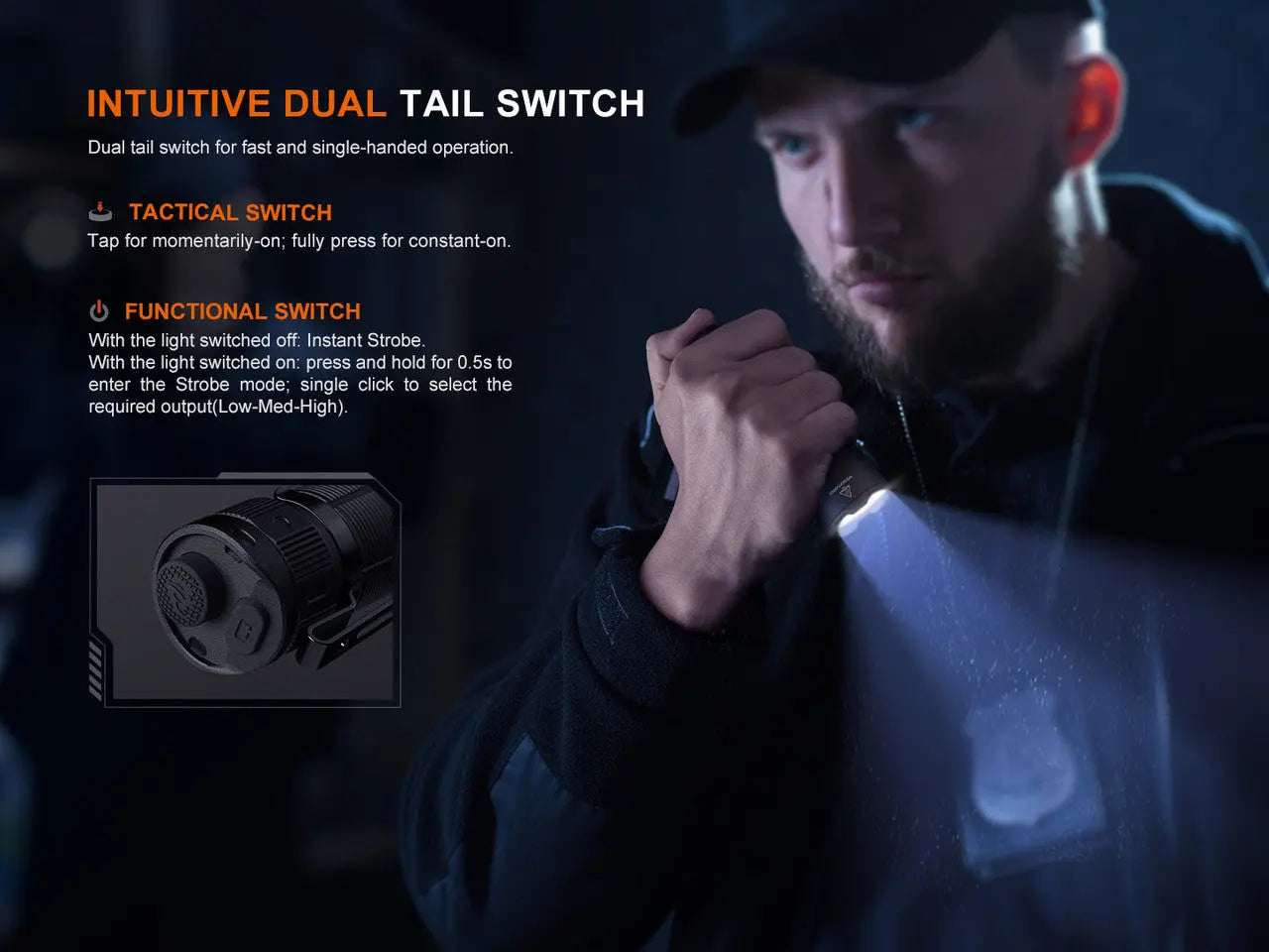Fenix 1000 Lumen Mini Rechargeable Flashlight - F FX-TK05R Fenix