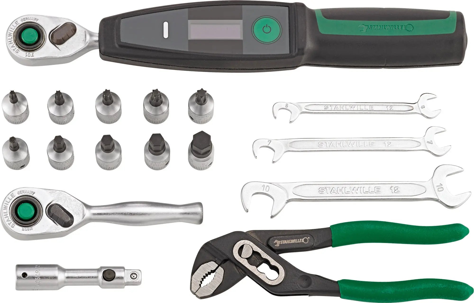 Stahlwille Set of 17 Mobile Bicycle Tool with Textile Bag - ST 96500001 Stahlwille