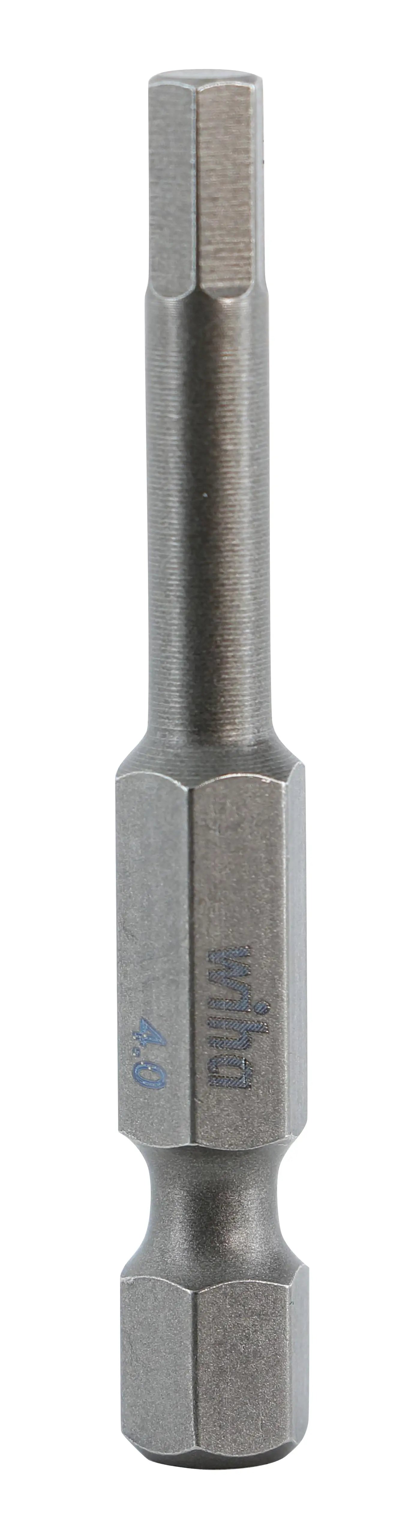 Wiha 74340, Hex Metric Power Bit 4.0 x 50mm Wiha