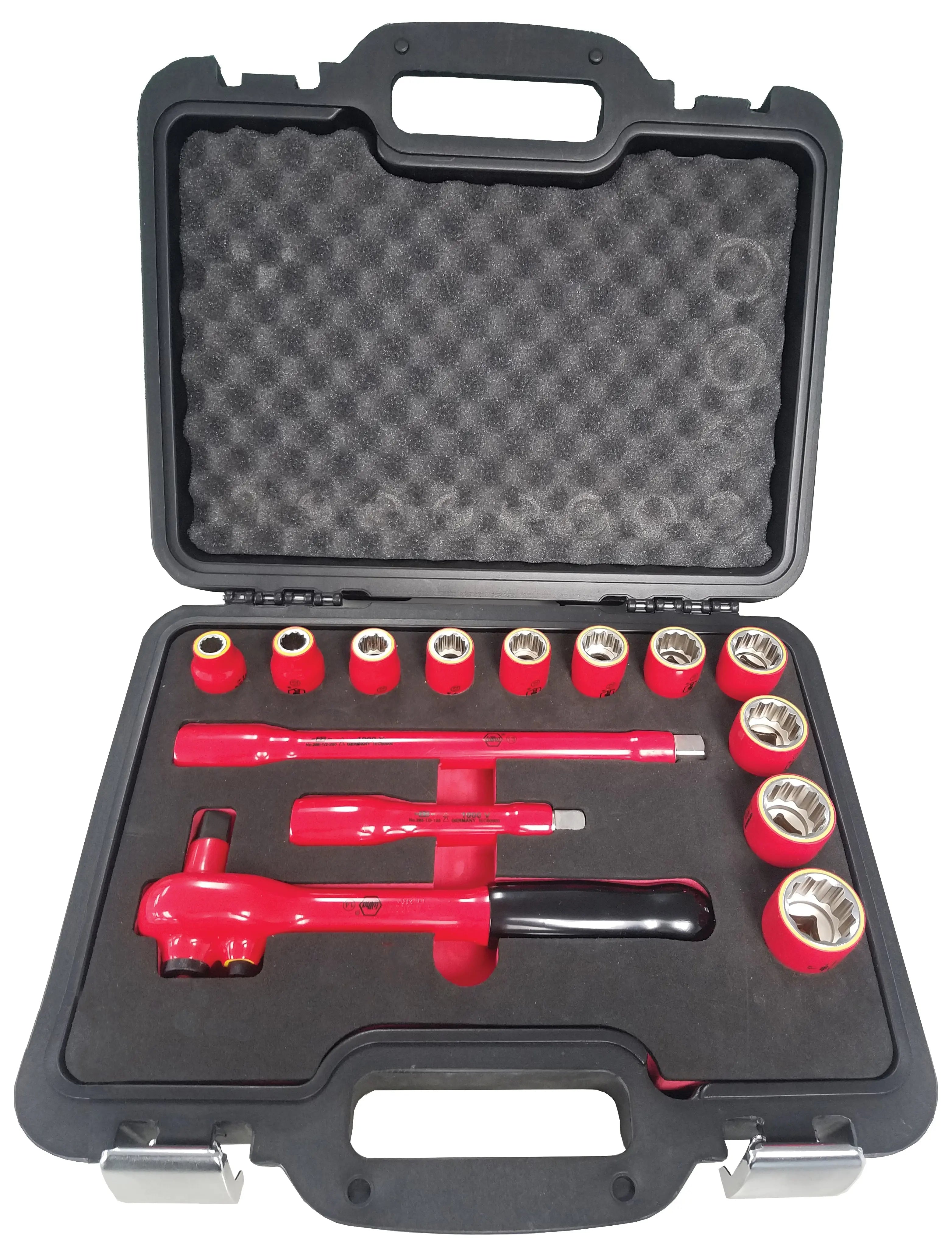 Wiha 31792, Insulated 1/2" Drive Socket 14 Pc. Set Wiha