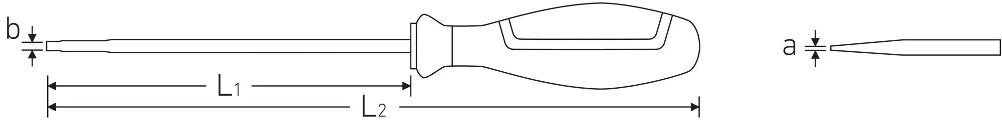 Stahlwille Drall+ VDE Electrician's Slotted Screwdriver, Size 5 - ST 46603055 Stahlwille