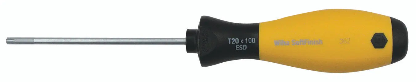 Wiha 36224, TORX® ESD SoftFinish® Screwdriver T20 Wiha