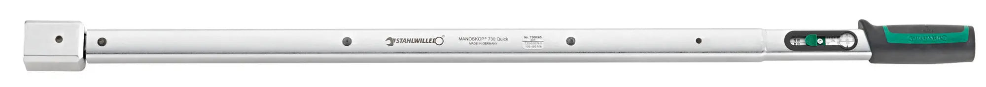 Stahlwille MANOSKOP Service Torque Wrench with Holder for Insert Tools, II/65, Length 897mm - ST 50184565 Stahlwille