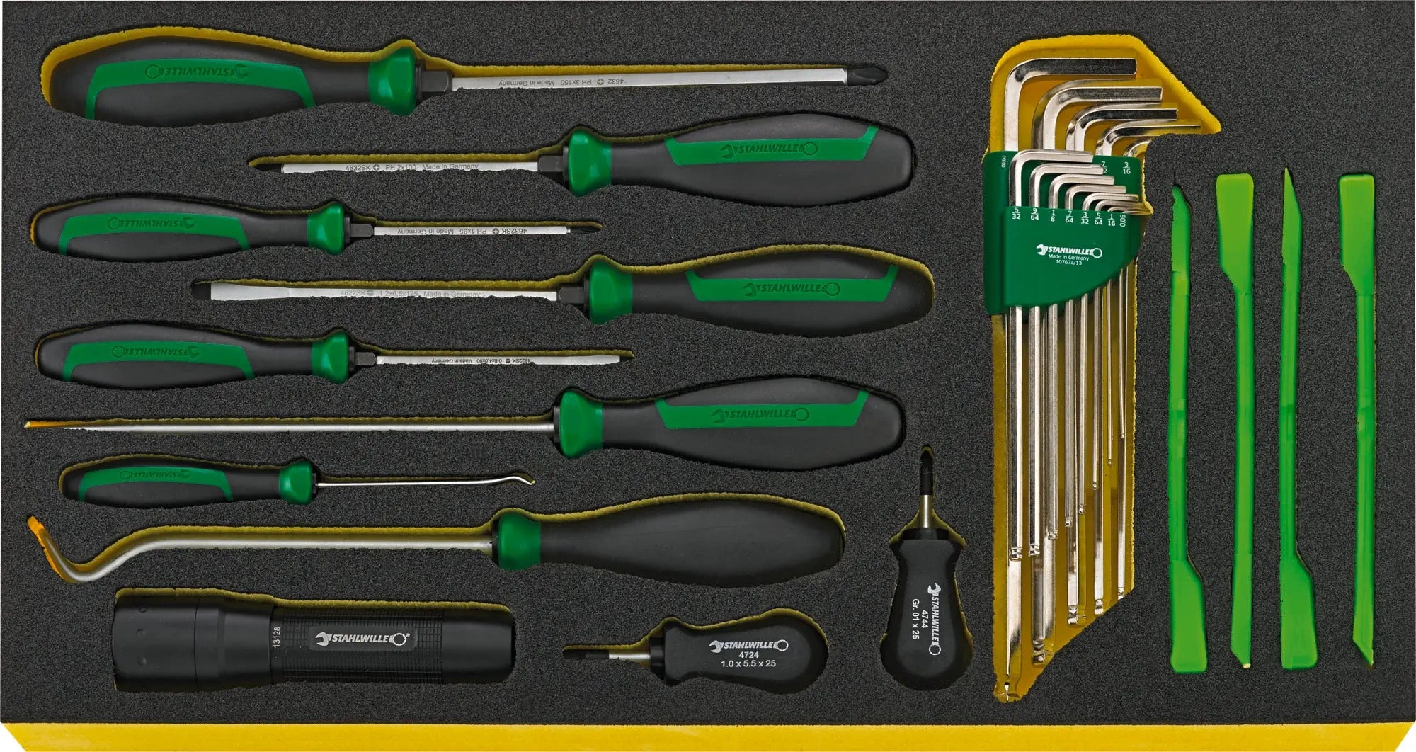 Stahlwille Set of 179 6-Drawer AOG-Kit for Aircraft with Tool Trolley No. 13217 - ST 98814910 Stahlwille