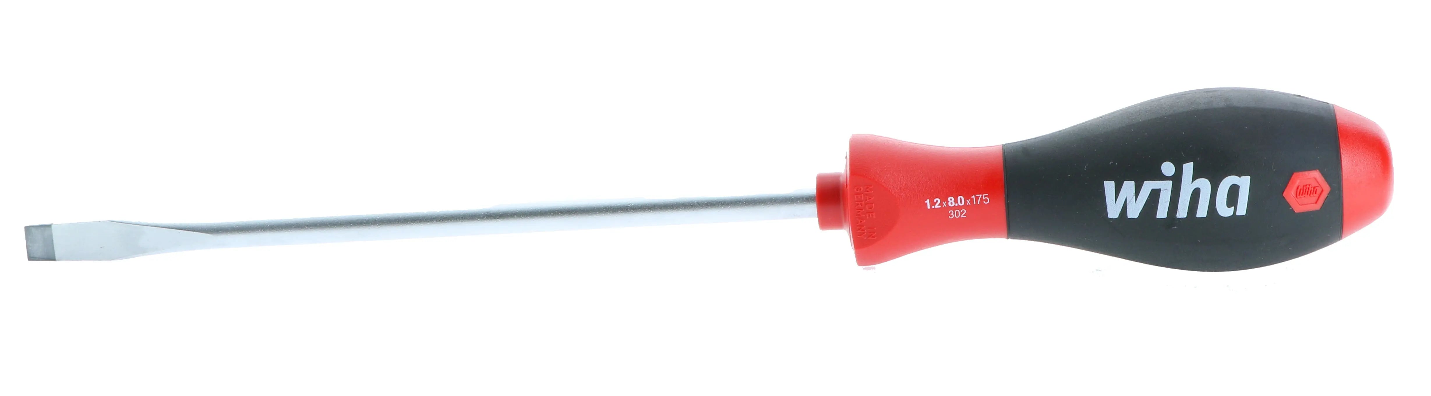 Wiha 30230, SoftFinish® Slotted Screwdriver 8.0mm Wiha