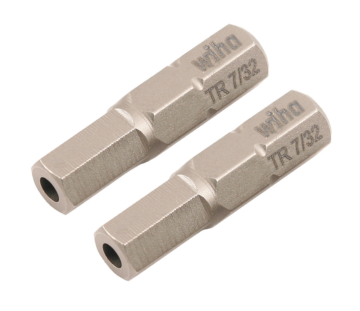 Wiha 71977, Security Hex Insert Bit 7/32" x 25mm 2Pk | Palmac Tool ...