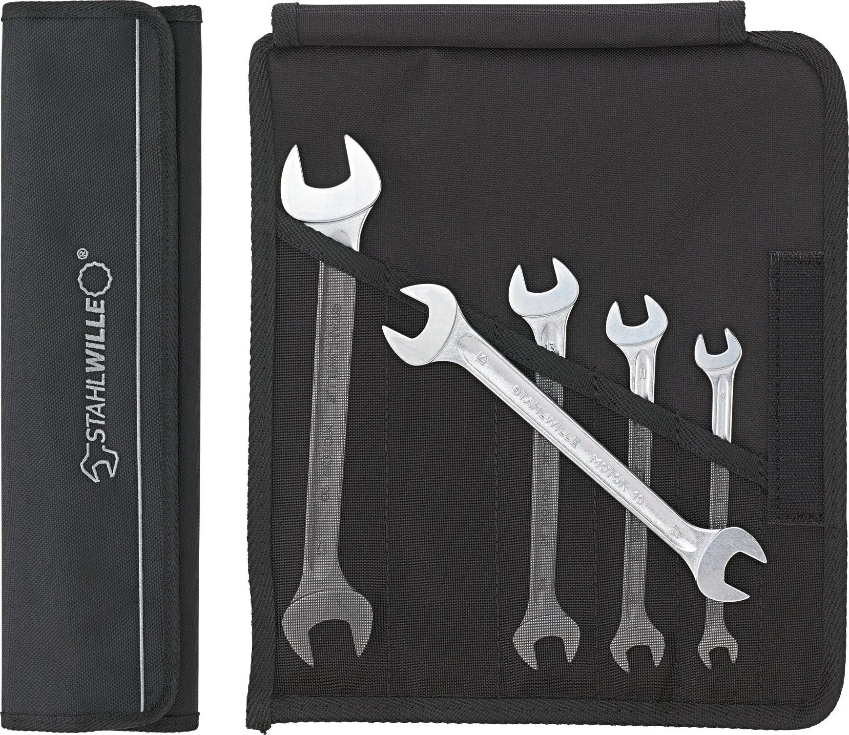 Stahlwille Set of 5 Double Open Ended Wrench, 8 x 9 - 17 x 19 - ST 96400304 Stahlwille