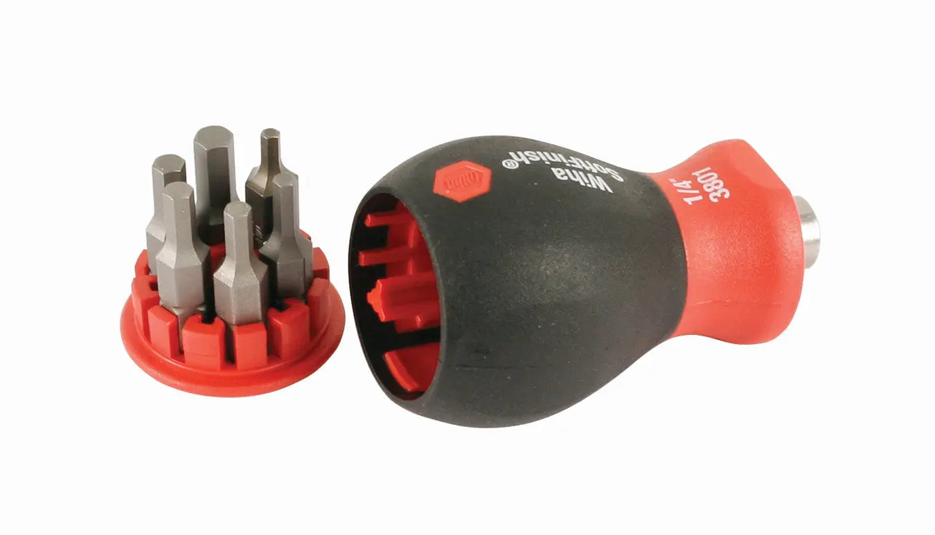 Wiha 38058, SoftFinish® Stubby Bit Holder 7 Pc. Set Wiha
